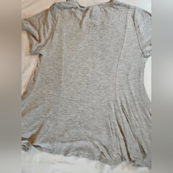 Mossimo Supply Co. Womens Gray Short Sleeve Fit And Flare Top Size XS - Picture 11 of 11